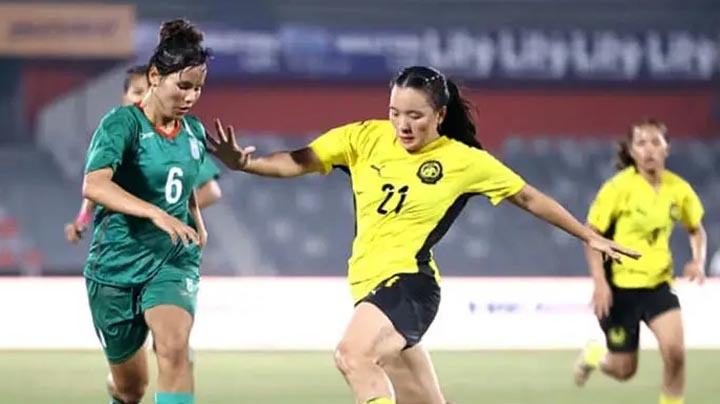 সেই মালয়েশিয়ার কাছেই হারল বাংলাদেশের মেয়েরা