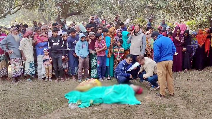 শিবগঞ্জে ‘চোখ উপড়ে’ এক ব্যক্তিকে হত্যা