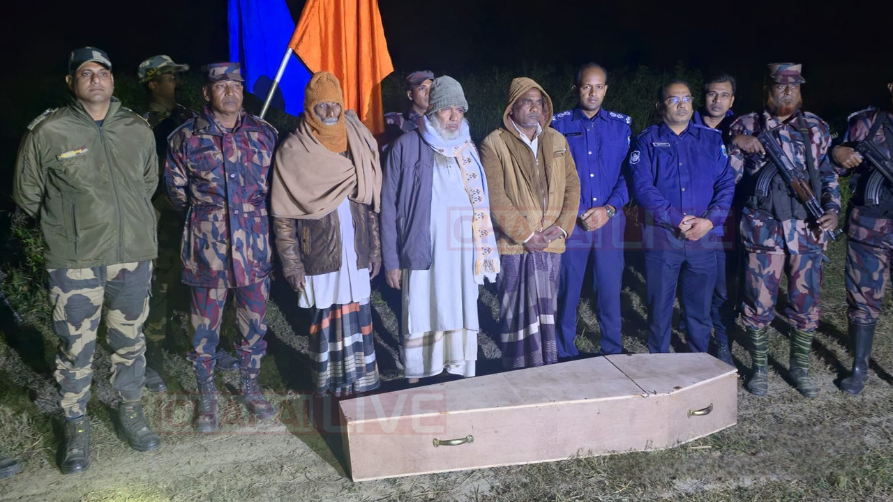 চাঁপাইনবাবগঞ্জ সীমান্তে বাংলাদেশির গুলিবিদ্ধ মরদেহ ফেরত দিল ভারত