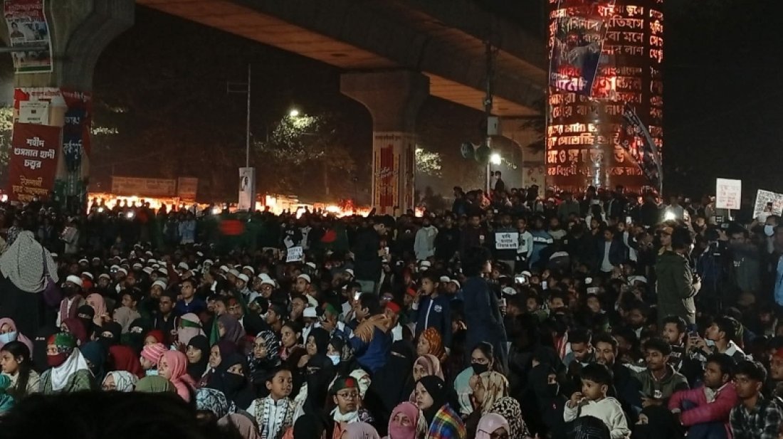 রোববার ৮ বিভাগে অবরোধ কর্মসূচি ইনকিলাব মঞ্চের