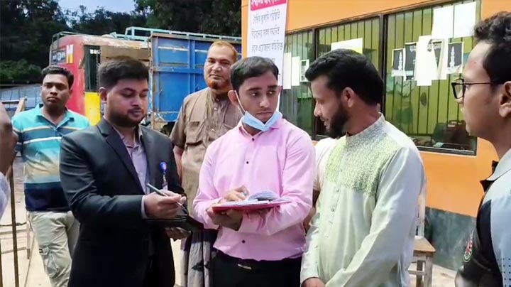 চাঁপাইনবাবগঞ্জে জ্বালানি তেল মজুদের দায়ে ফিলিং স্টেশনকে জরিমানা