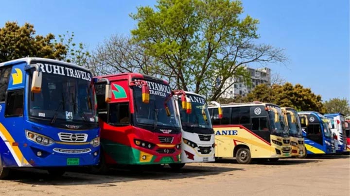 শ্রমিক দ্বন্দ্বে রাজশাহী থেকে দূরপাল্লার বাস চলাচল বন্ধ